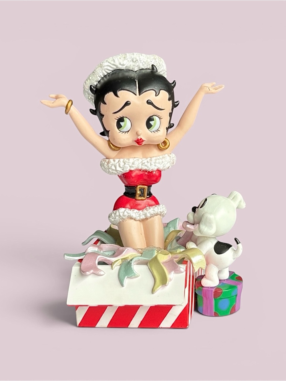 1997 Heirloom Carlton Card Betty Boop Sound Christmas Ornament "Boop-Oop-A-Doop"